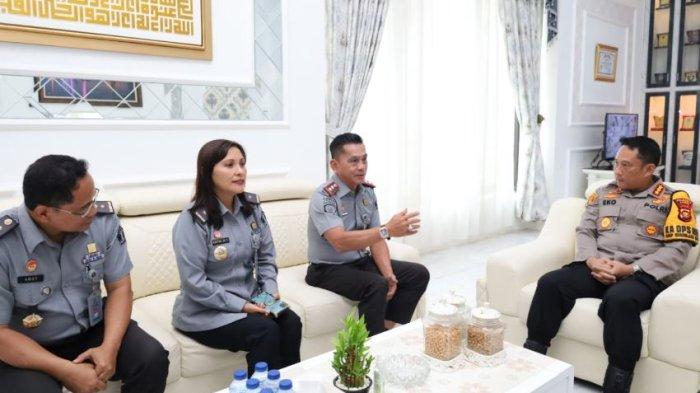 Kakanwil Kemenkumham Jambi Elly Yuzar Lakukan Audiensi dengan BPKP, Polda dan Polresta Jambi
