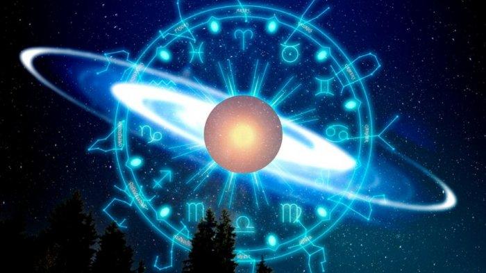 Ilustrasi simbol zodiak.