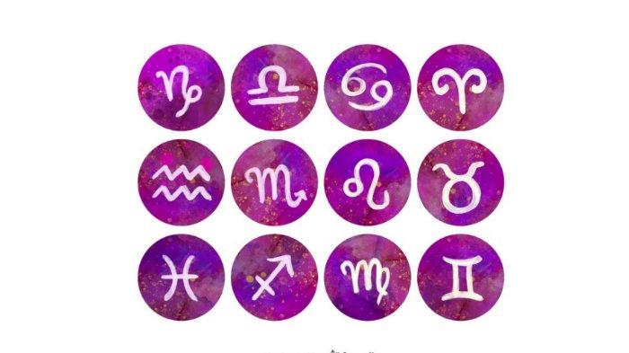 Ilustrasi logo zodiak.