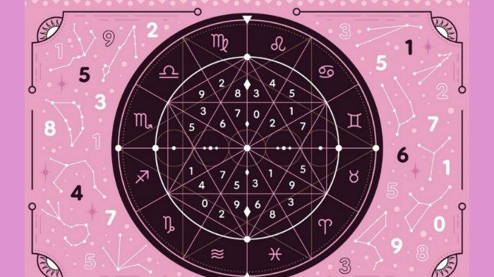 Ilustrasi logo zodiak.