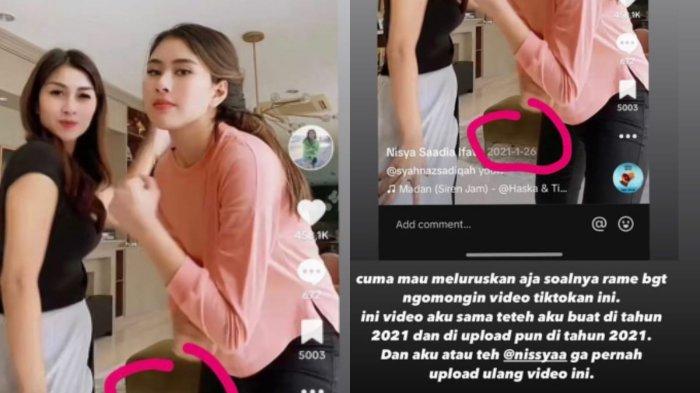 klarifikasi joget TikTok Syahnaz
