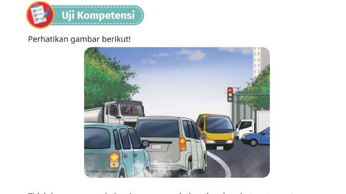 Gambar soal untuk kunci jawaban latihan soal Ilmu Pengetahuan Alam dan Sosisl (IPAS) Kelas 4 SD/MI Uji Kompetensi halaman 93 Bab 4