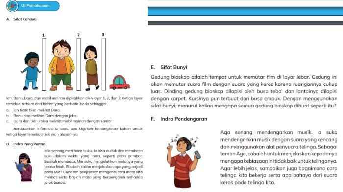 Soal untuk kunci jawaban Ilmu Pengetahuan Alam dan Sosial (IPAS) Kelas 5 SD/MI Uji Pemahaman halaman 39-40 Bab 5