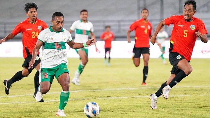 Laga Timnas Indonesia vs Timor Leste yang dimenangkan skuad Garuda di 2 Laga sekaligus