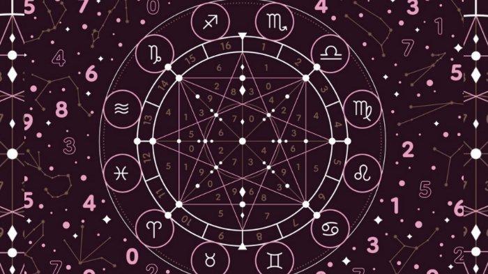 Ilustrasi simbol zodiak.