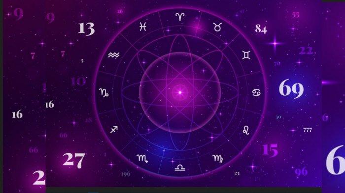 Ilustrasi simbol zodiak.