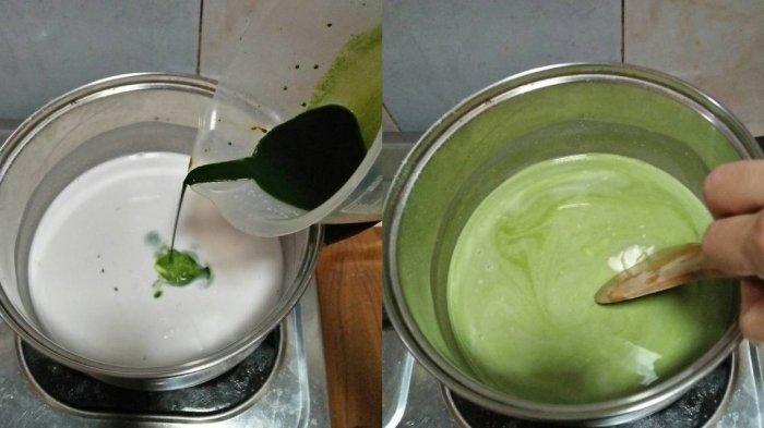 Pembuatan adonan kue padamaran