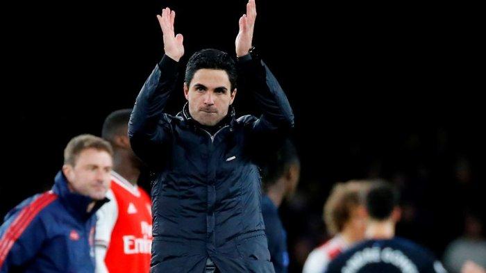 Pelatih Arsenal, Mikel Arteta menerima Premier League Manager of the Month
