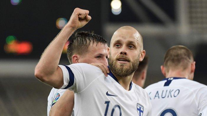 Penyerang Finlandia Teemu Pukki