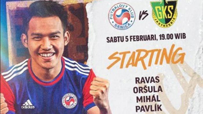 Poster pertandingan FK Senica vs GKS Jastrzebie, Sabtu (5/2/2022)