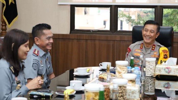 Kakanwil Kemenkumham Jambi Elly Yuzar Lakukan Audiensi dengan BPKP, Polda dan Polresta Jambi