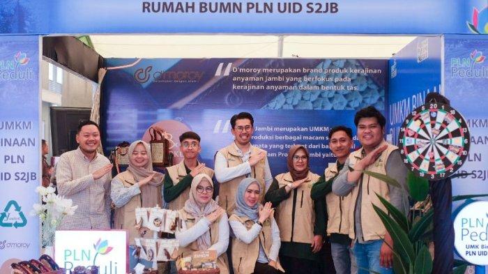 Rumah BUMN PLN Jambi Tampilkan Binaan Terbaik pada Hari UMKM Nasional 2024 di Palembang