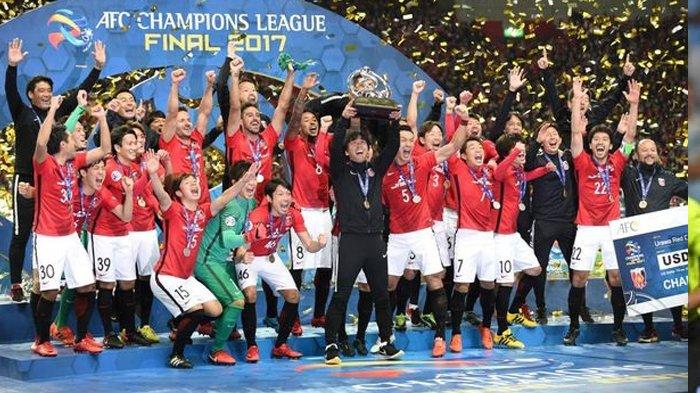 Takafumi Hori saat memenangkan Liga Champions Asia 2017 bersama Urawa Red Diamonds