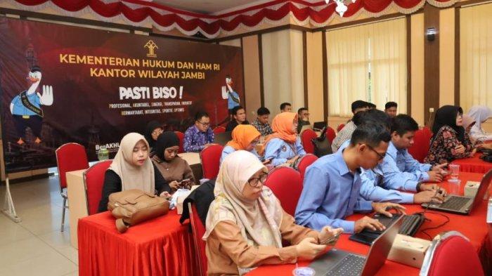 Kanwil Kemenkumham Jambi Gelar Asistensi Terkait Penelusuran dan Pemanfaatan Informasi Paten