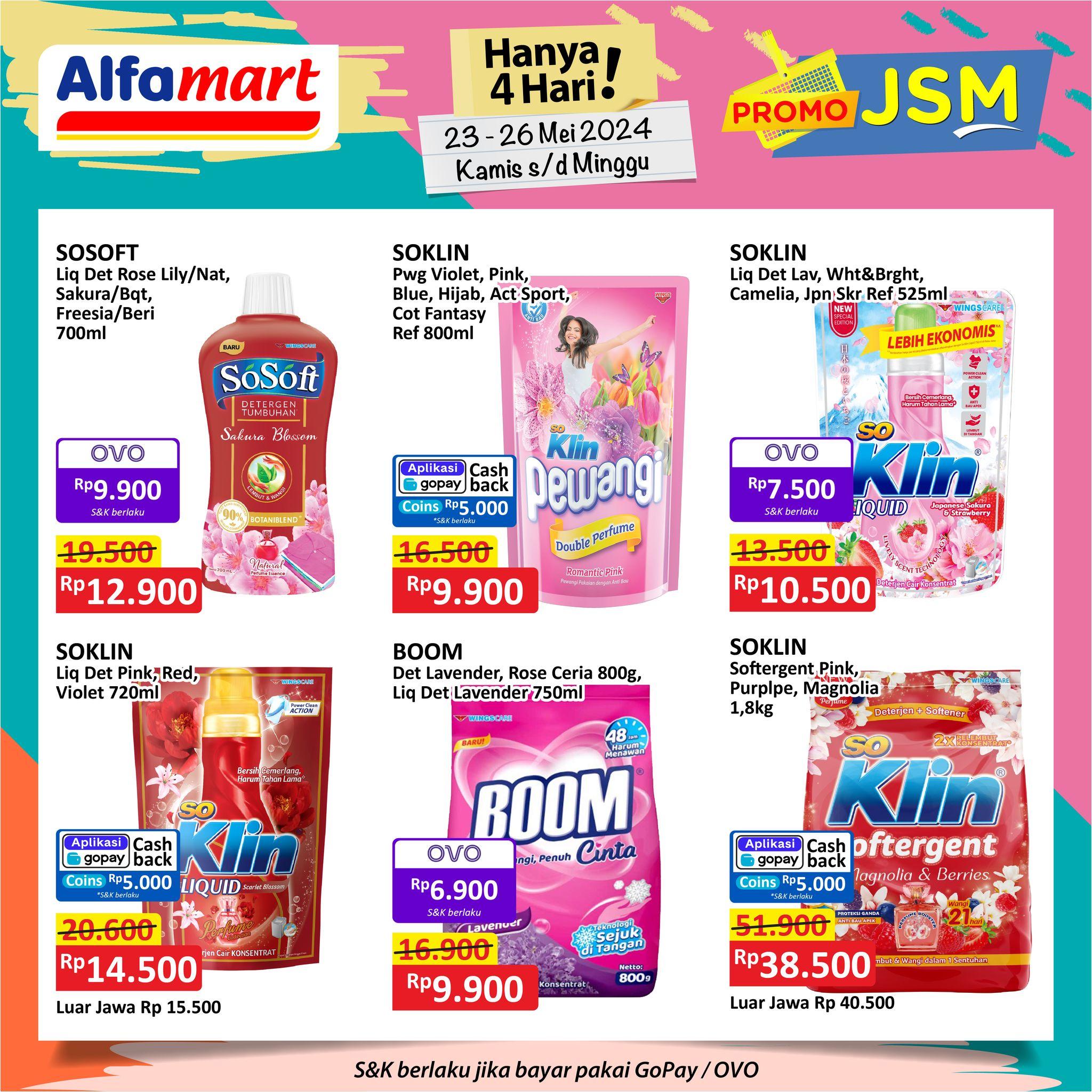 Promo JSM Alfamart 23 - 26 Mei 2024