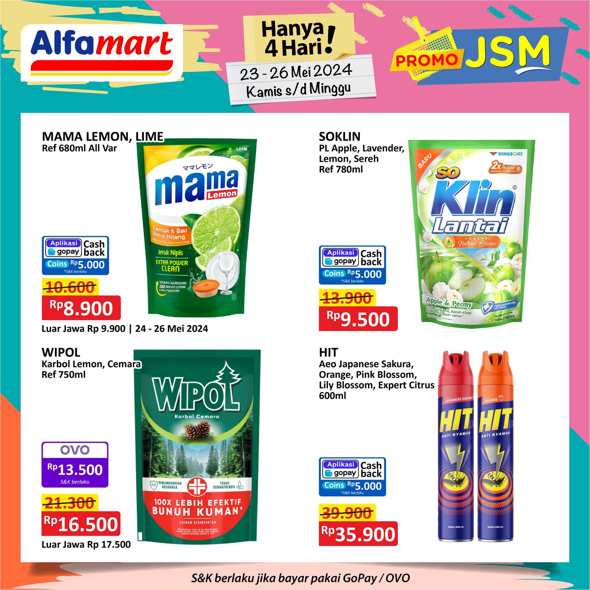 Promo JSM Alfamart 23 - 26 Mei 2024