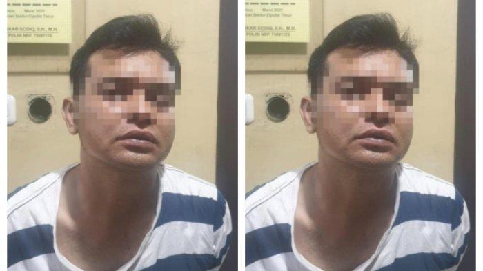 Tampang suami berinisial JN (36) yang tega menghabisi nyawa istrinya, RK (25), di Ciputat Timur, Tangerang Selatan.(Istimewa).