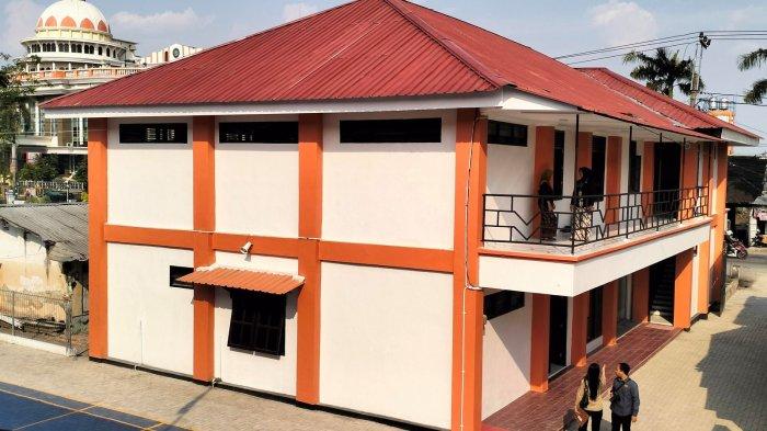 SEKOLAH RAKYAT - Suasana Gedung Sekolah Rakyat Menengah Atas 18 Kabupaten Blora, Jumat (11/7/2025). Proses pembelajaran akan dimulai 14 Juli 2025. (TRIBUN JATENG/M IQBAL SHUKRI)