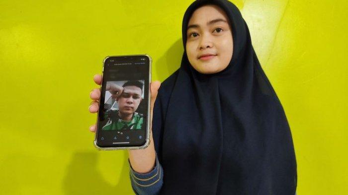 Alyani Syifa (21), sosok wanita yang diteror orderan fiktif di TKP kawasan Pabuaran Mekar, Cibinong, Bogor, Jawa Barat.