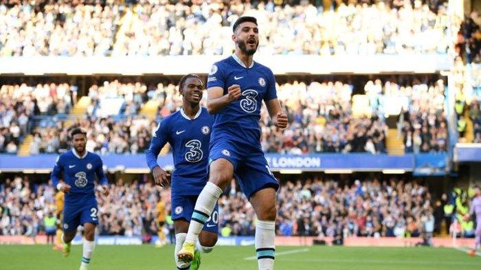 Armando Broja, pemain Chelsea yang kabarnya akan segera menyusul Alvaro Morata ke AC Milan.
