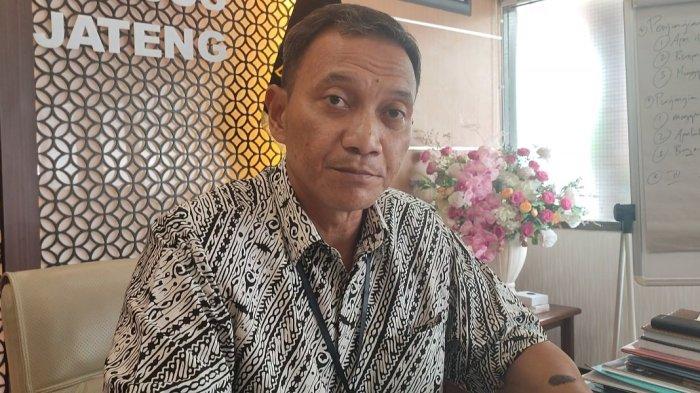 Direktur Reserse Kriminal Khusus (Dirreskrimsus) Polda Jateng Kombes Dwi Subagio saat menjelaskan kasus update Bankeu Provinsi Jawa Tengah. Ia membantah pemeriksaan kasus itu berkaitan dengan pemilu, di Mako Ditreskrimsus, Banyumanik, Kota Semarang, Jumat (22/3/2024).