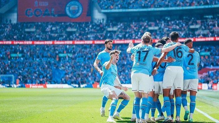 Hasil Final Piala FA Manchester City Juara Setelah Kalahkan Manchester United, Gundogan Borong Gol