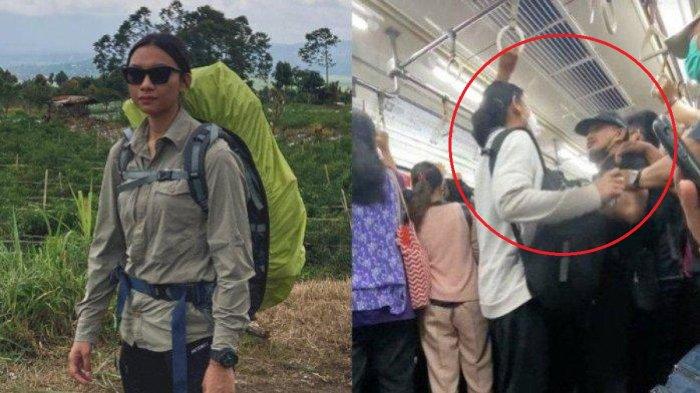 Inilah sosok Alflorencia Mollas, wanita yang berani melawan pelaku pelecehan seksual di KRL, ternyata master Taekwondo yang suka mendaki gunung.