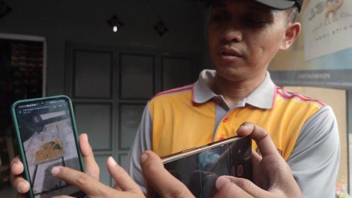 Kapolsek Candisari Iptu Handri Kristanto menunjukkan foto mi goreng yang diduga menjadi sumber keracunan