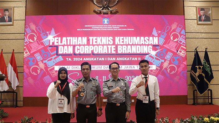 Kembangkan Potensi Kehumasan & Corporate Branding, Kemenkumham Jateng Gelar Pelatihan