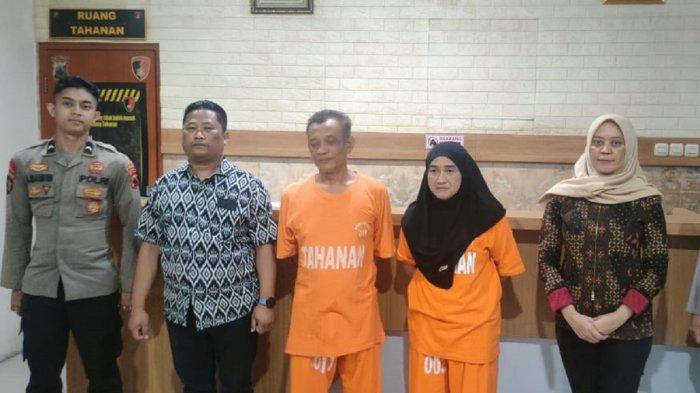 DITANGKAP - Ketua Pemuda Pancasila (PP) Blora Munaji beserta rekan wanitanya Wahyu Priyanti dibekuk Polda Jateng, Minggu (18/5/2025).