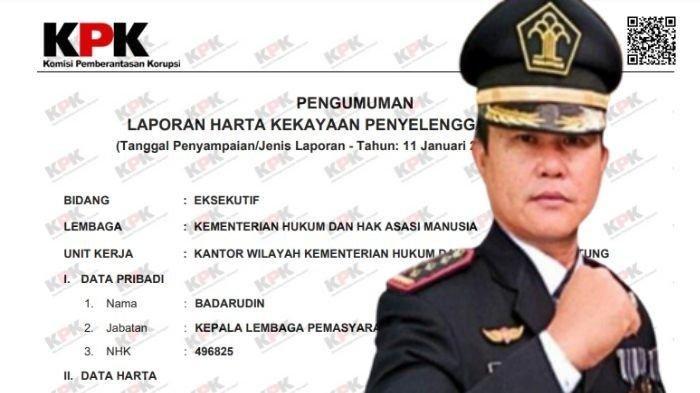 Kolase Foto Harta Kekayaan Kalapas Tanjung Raja Badarudin yang Dicopot dari Jabatan, Imbas Napi Pesta Sabu Viral