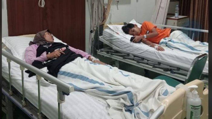 Beberapa korban sedang menjalani perawatan di sebuah rumah sakit selepas alami keracunan massal di RT 06 RW 10 Tandang, Kelurahan Jomblang, Kecamatan Candisari, Kota Semarang, Jumat (7/6/2024).