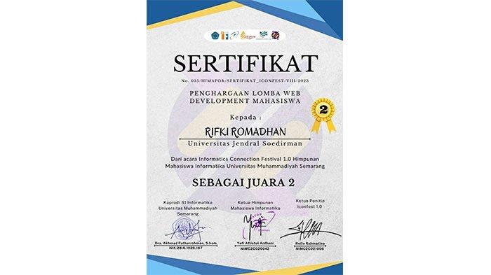 Membanggakan, Tim Mahasiswa FEB UNSOED Juara ICONFEST 2023