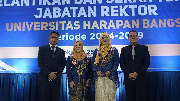 Pelantikan dan Serah Terima Jabatan Rektor UHB Periode 2024-2029, di ruang Krishna Ballroom, Java Heritage Hotel Purwokerto