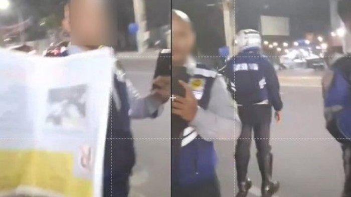 Petugas Dishub Medan dituduh memalak penjual martabak.