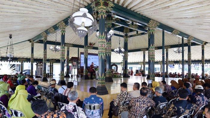Suasana Rembug Stunting Jilid II Periode III dan launching program Sobo Hebat Sedulur Selawase di Pendopo Bupati Wonosobo, Jumat (3/11/2023).
