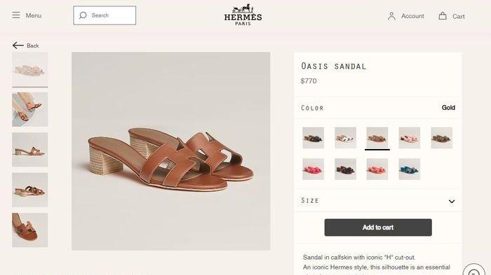 Sandal hermes