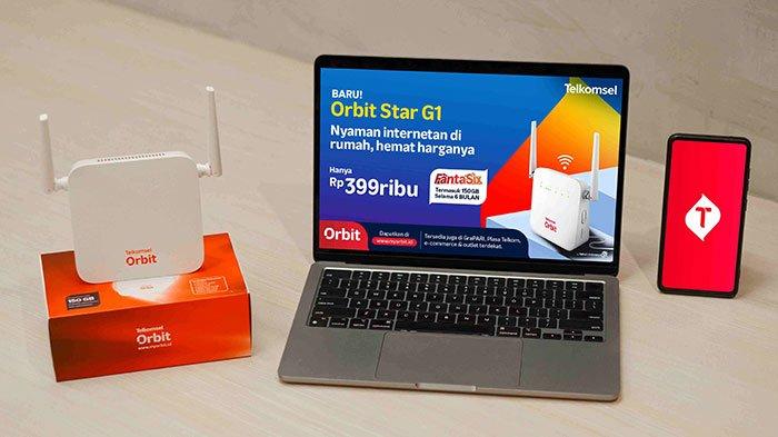 Telkomsel meluncurkan Orbit Star G1, modem wifi dengan layanan internet rumah terbaru yang semakin terjangkau dengan harga Rp 399.000 yang memberikan ragam nilai tambah termasuk paket data Orbit sebesar 150 GB selama enam bulan.