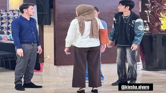 Unggahan Instagram Story Okie Agustina di Lokasi Syuting Kiesha Alvaro dan Dimas Anggara