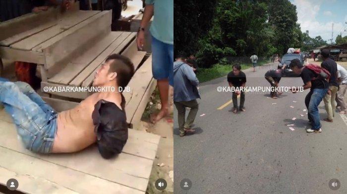 Viral perampokan gagal di Jalan Niaso Muaro Jambi. Uang ratusan juta pun berhamburan di jalan.
