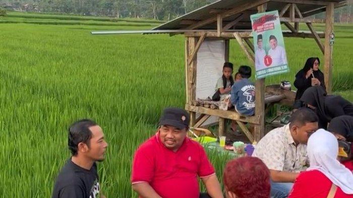 Wakil Bupati Batang nomor urut 1, Ahmad Ridwan saat di jalan anyar Adinuso