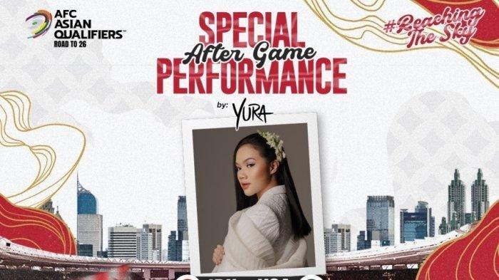 Yura Yunita akan live performance menghibur suporter di SUGBK Jakarta selepas laga Timnas Indonesia Vs Arab Saudi, Selasa (19/11/2024) malam.
