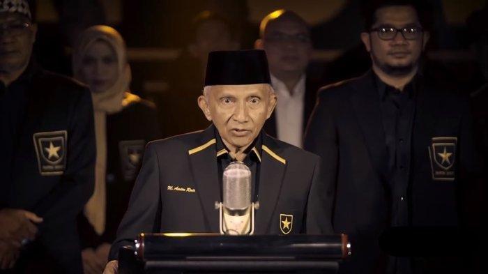 Amien Rais saat deklarasi Partai Ummat