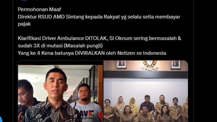 Anggota DPRD Sintang Fraksi PKB, Santosa sebut sopir ambulans sering lakukan hal sama