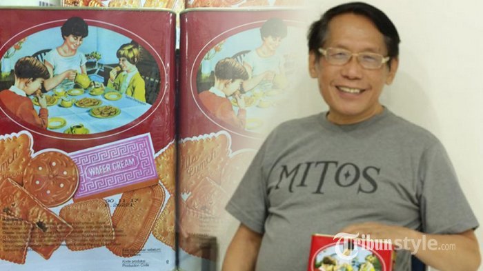 Bernardus Prasodjo ilustrator gambar kaleng biskuit Khong Guan.