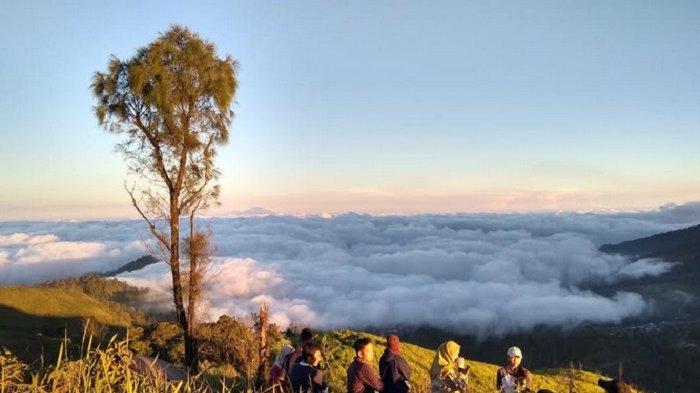 Pemandangan dari Bukit Mongkrang Tawangmangu Karanganyar