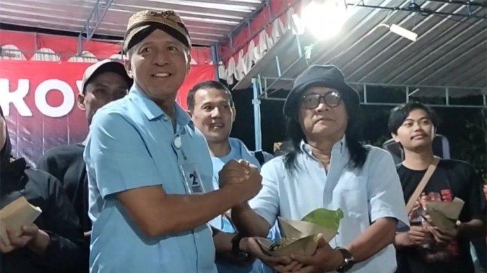 Komjen Pol (P) Condro Kirono yang juga Wakil Ketua TKN Prabowo Gibran menghadiri aksi Jogo Kampung Jokowi di Sumber, Kota Solo, Senin 5 Februari 2024.