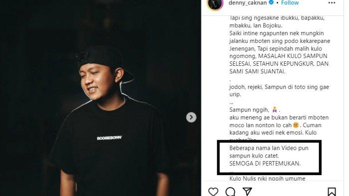 Unggahan Denny Caknan