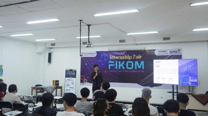 Fakultas Ilmu Komputer (FIKOM) Soegijapranata Catholic University (SCU) atau Unika Soegijapranata fasilitasi mahasiswanya lewat Internship Fair 2023.