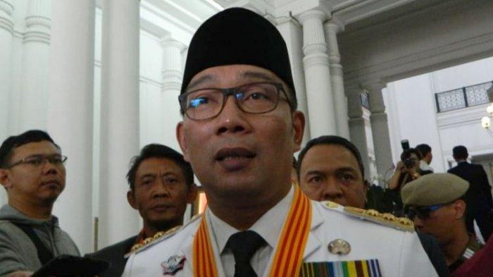 Gubernur Jawa Barat Ridwan Kamil ditemui usai upacara peringatan HUT ke-74 RI di Gedung Sate, Jalan Diponegoro, Sabtu (17/8/2019).